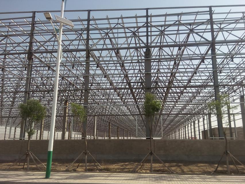 庆阳汽车工业厂房网架